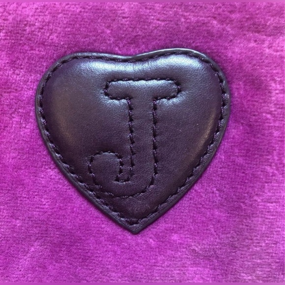 Purple Velour Y2K Juicy Couture Wristlet - Picture 5 of 9